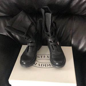 Steve Madden Black Banddit Boot